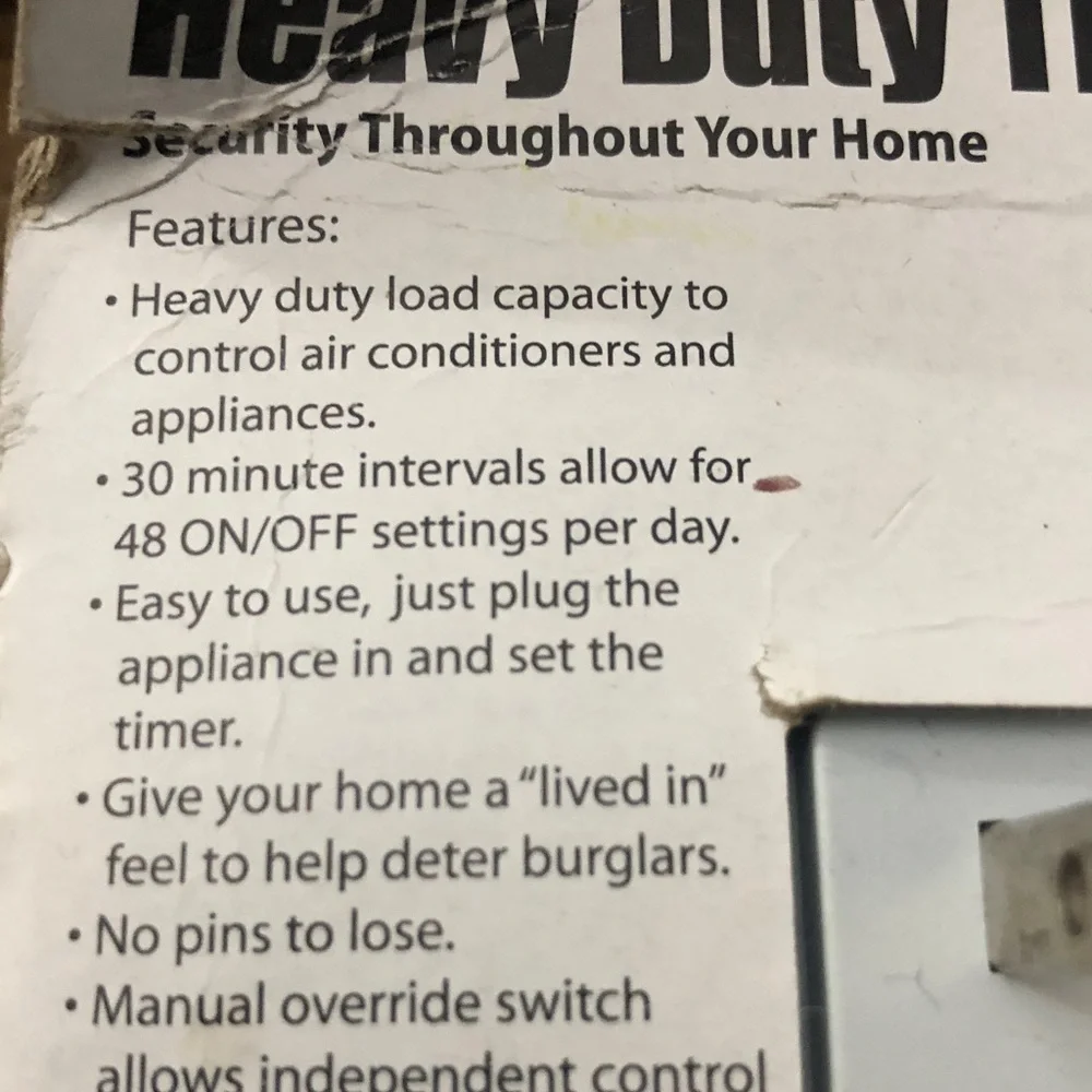 Good Choice White Heavy Duty Indoor Mechanical Timer Plug